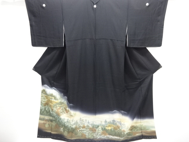 JAPANESE KIMONO / TOMESODE / SCENERY